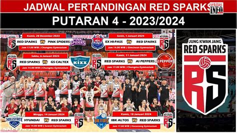 jadwal pertandingan red spark 2024